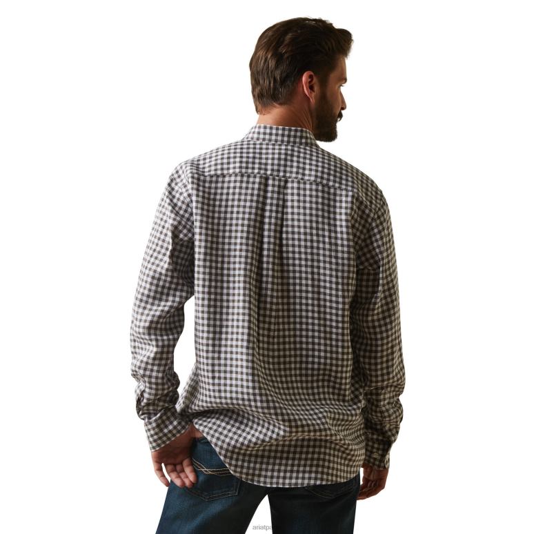 RJ66P1365 chemise sonoma Ariat hauts contrôle de l'écorce de banian Hommes