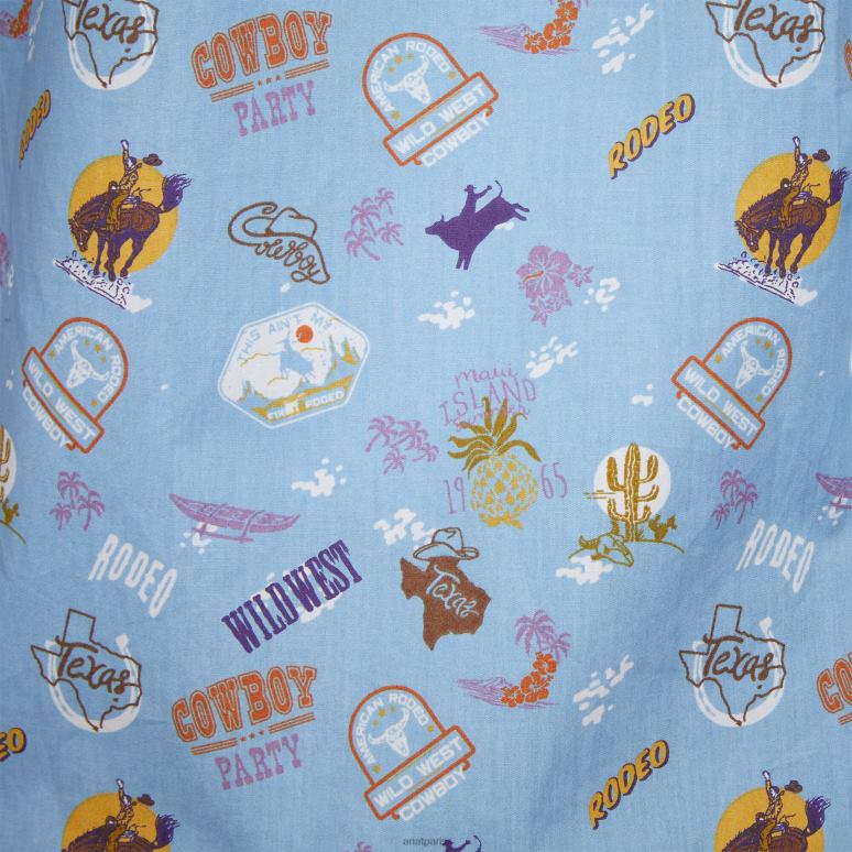 RJ66P1381 chemise coupe classique mauricio Ariat hauts lilas Hommes