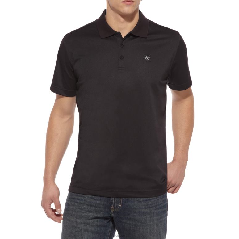 RJ66P550 polo tek Ariat hauts noir Hommes