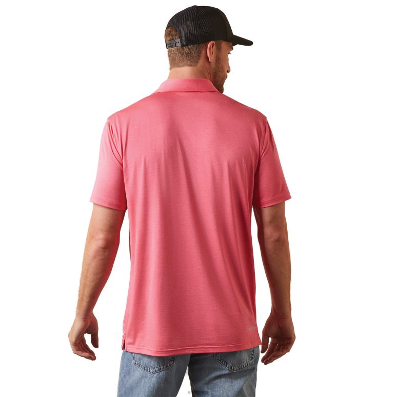 RJ66P747 polo ajusté chargeur 2.0 Ariat hauts azalée Hommes