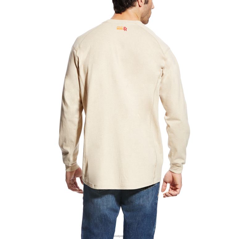 RJ66P794 fr air henley Ariat hauts bruyère de sable Hommes