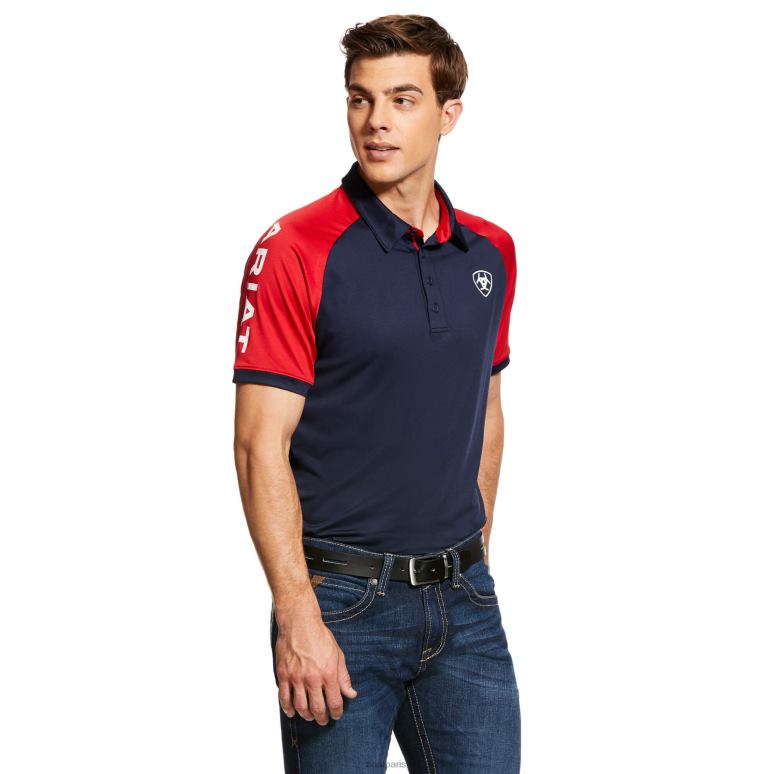 RJ66P814 polo équipe 3.0 Ariat hauts marine Hommes
