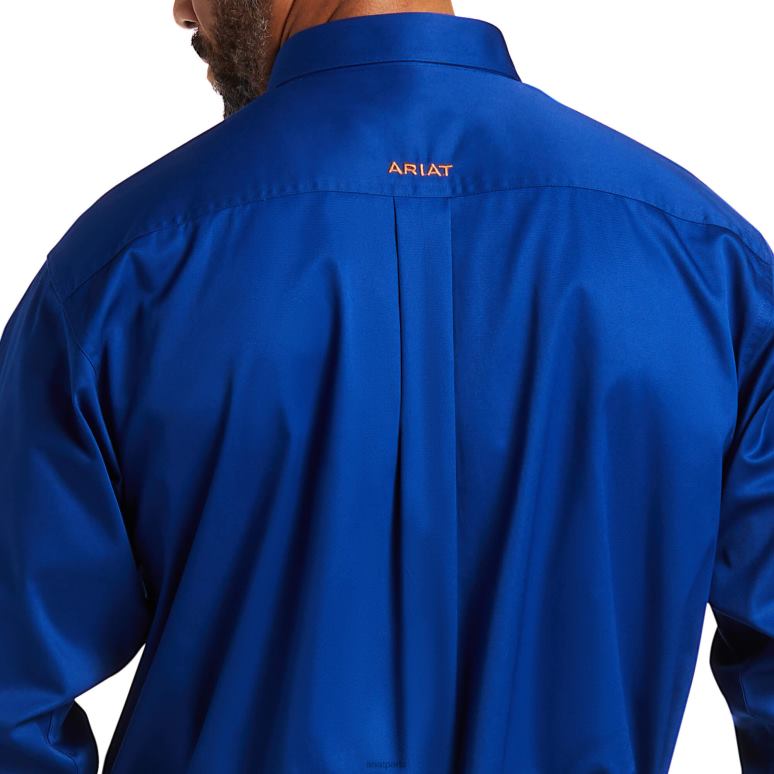 RJ66P948 chemise coupe classique en sergé uni Ariat hauts outremer Hommes