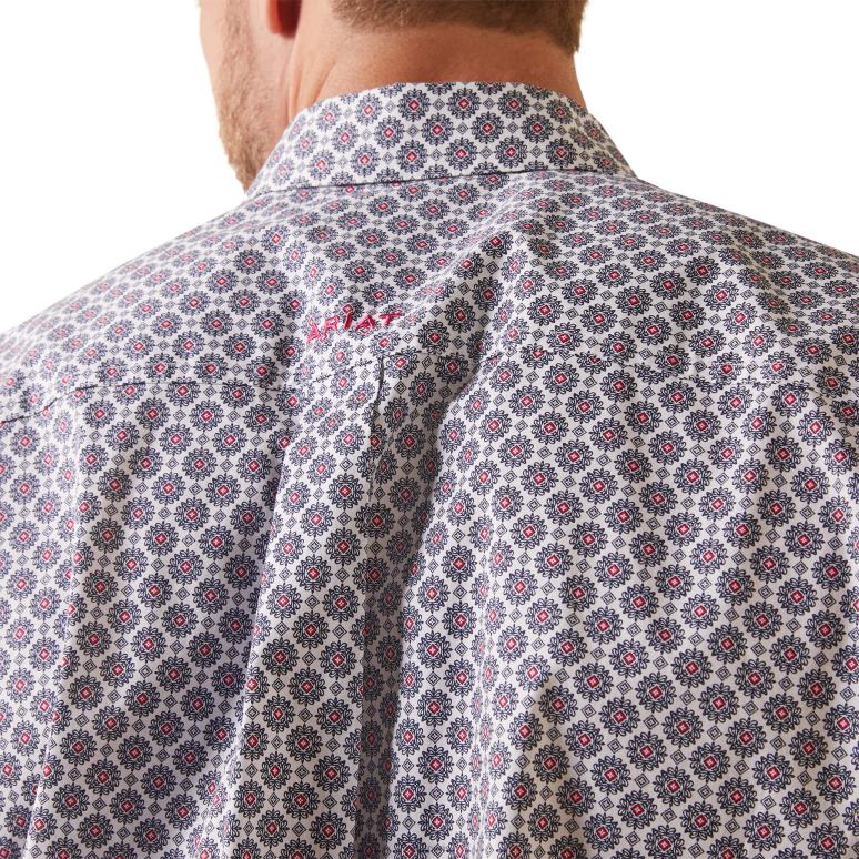 RJ66P968 chemise coupe classique novah Ariat hauts blanc Hommes