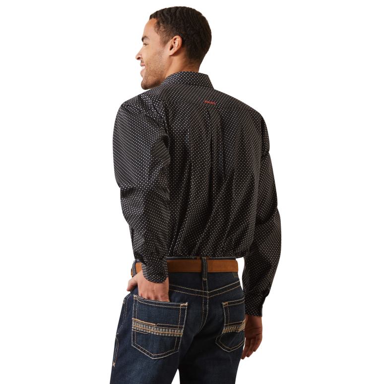 RJ66P978 chemise coupe classique dover Ariat hauts noir Hommes