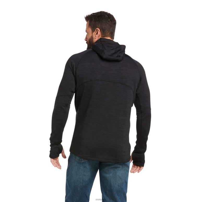 RJ66P820 couche de base pour cagoule en treillis de barres d'armature Ariat hauts noir Hommes