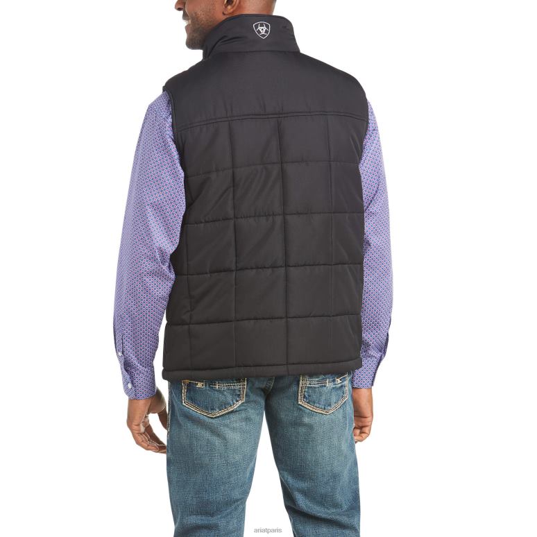 RJ66P1555 gilet isolé crius Ariat hauts noir Hommes
