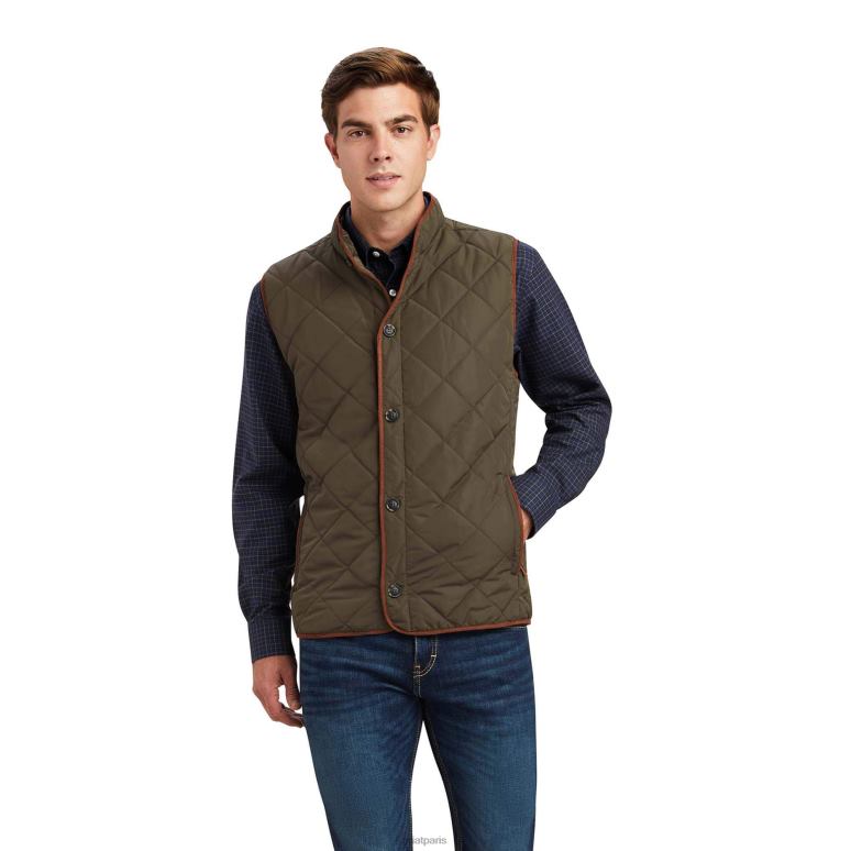 RJ66P1618 gilet en bois Ariat hauts Terre Hommes