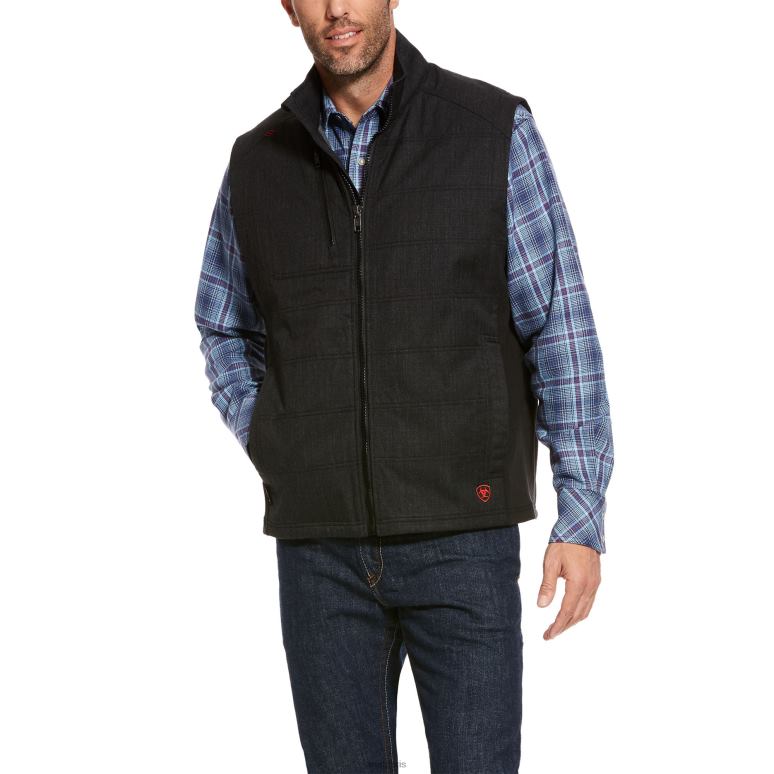 RJ66P1644 fr gilet isolé cloud 9 Ariat hauts noir Hommes