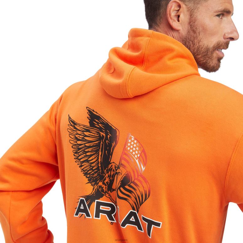 RJ66P1457 sweat-shirt oiseau gratuit Ariat hauts récolter la citrouille Hommes