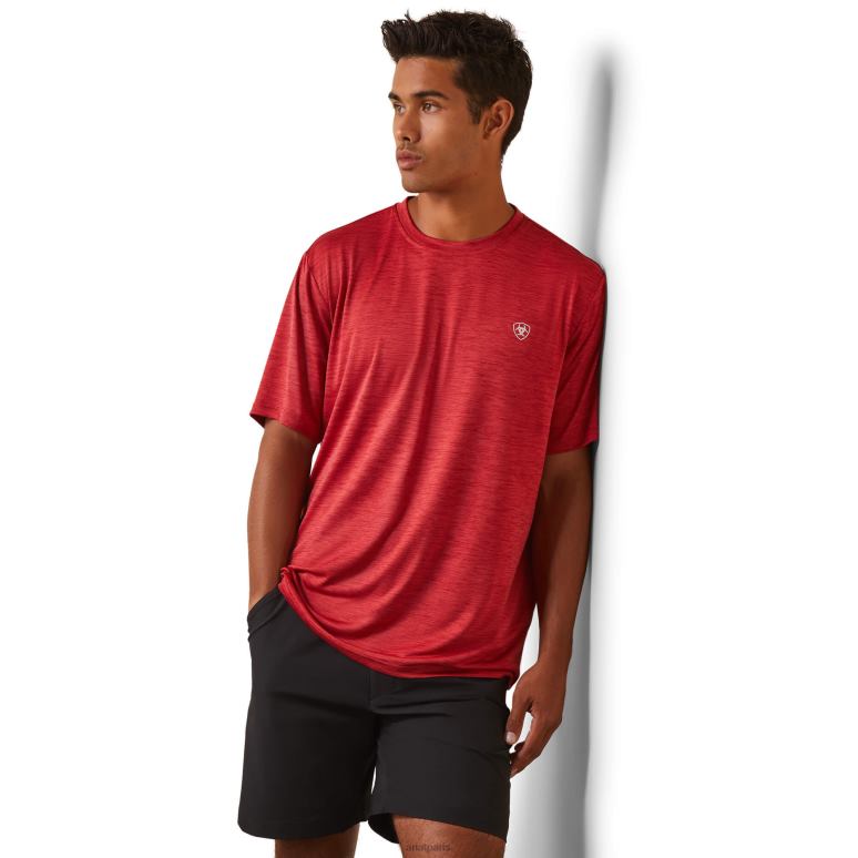 RJ66P874 t-shirt basique chargeur Ariat hauts scooter Hommes