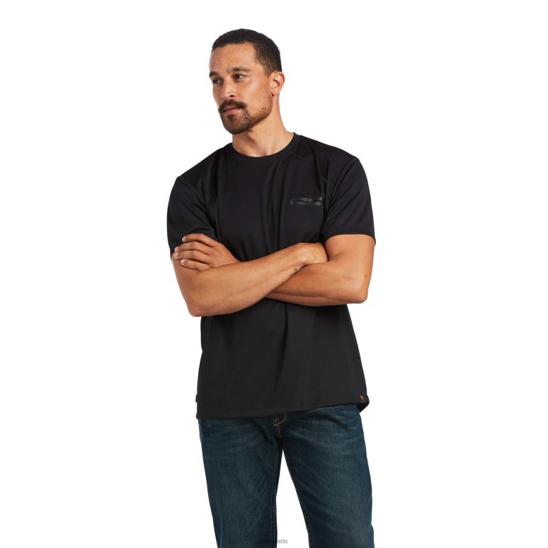 RJ66P891 T-shirt toutes saisons Polartec Elite Ariat hauts noir Hommes