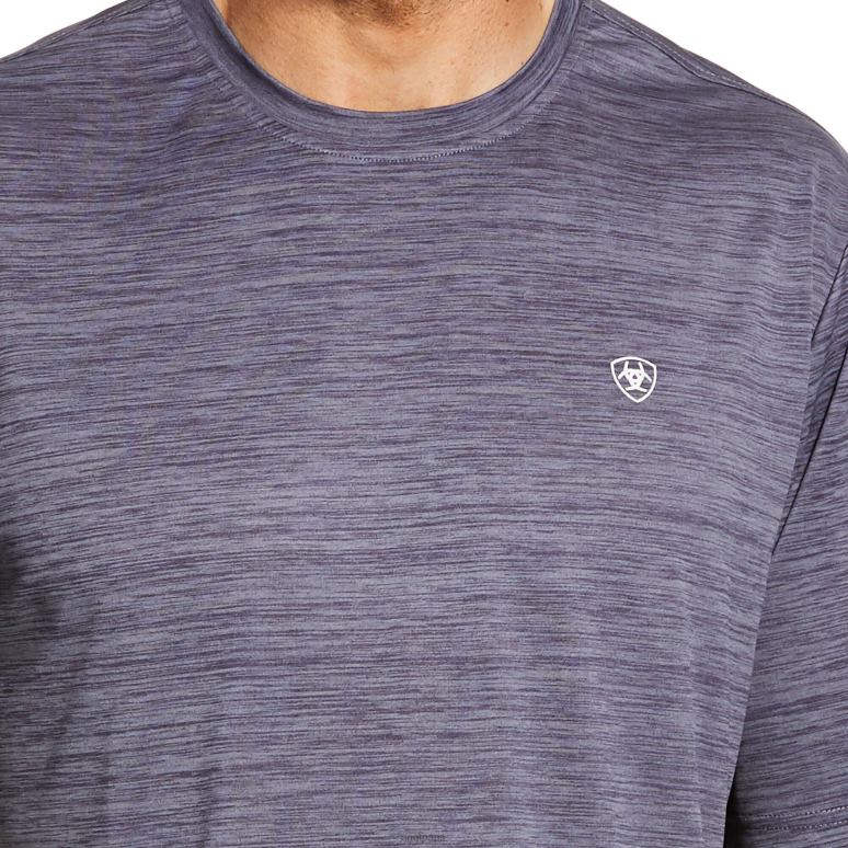 RJ66P900 t-shirt basique chargeur Ariat hauts pierre grise Hommes