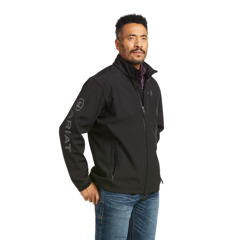 RJ66P1515 veste imperméable softshell logo 2.0 patriot Ariat hauts noir Hommes