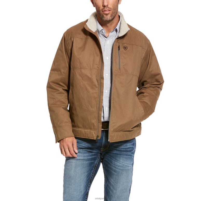 RJ66P1516 veste en toile grizzly Ariat hauts lionceau Hommes