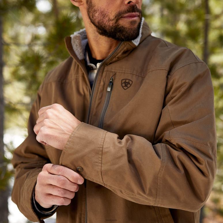 RJ66P1516 veste en toile grizzly Ariat hauts lionceau Hommes