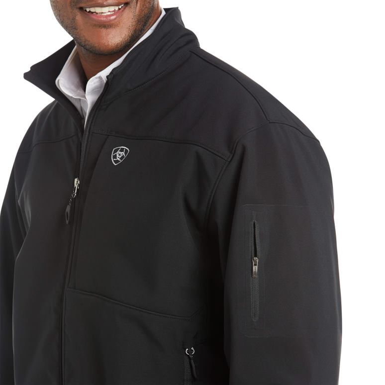 RJ66P1523 veste softshell vernon 2.0 Ariat hauts noir Hommes