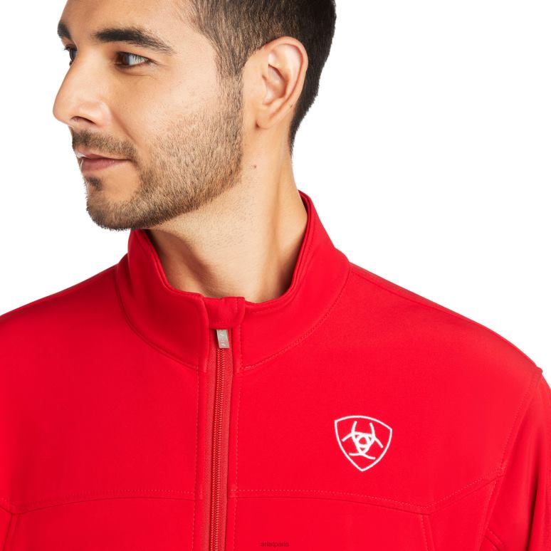 RJ66P1524 veste softshell mexique nouvelle équipe Ariat hauts rouge Hommes