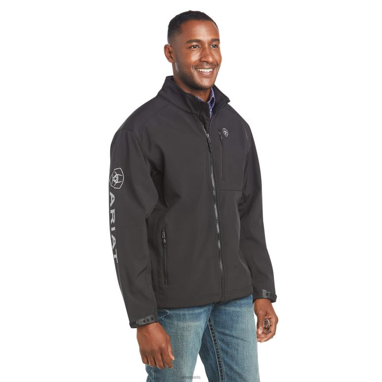 RJ66P1527 veste softshell à logo 2.0 Ariat hauts noir Hommes