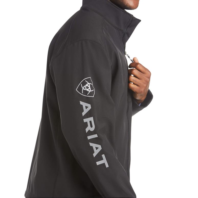 RJ66P1527 veste softshell à logo 2.0 Ariat hauts noir Hommes