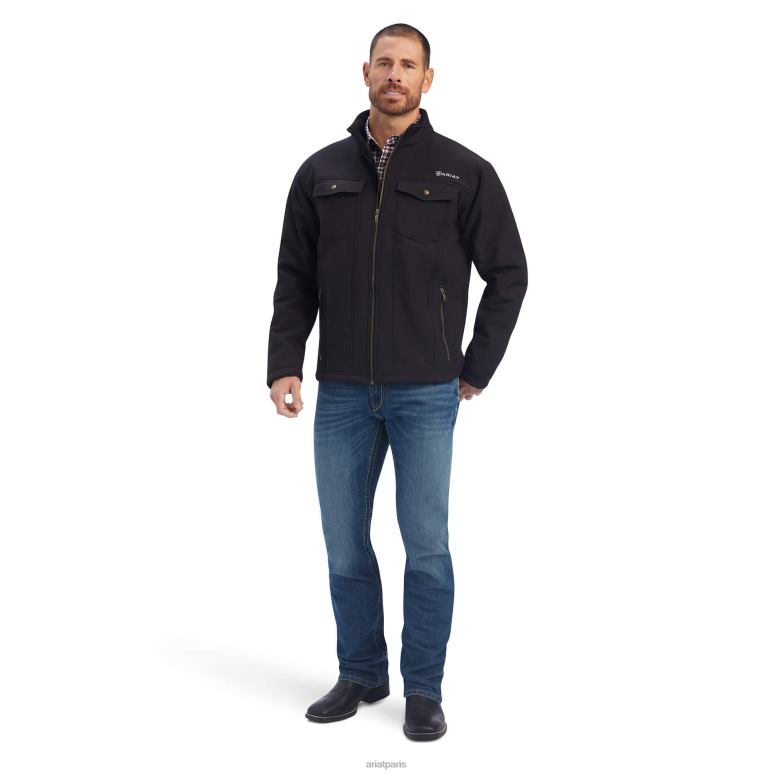 RJ66P1535 veste sherpa vernon Ariat hauts noir Hommes
