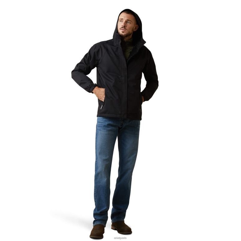 RJ66P1539 veste imperméable spectateur Ariat hauts noir Hommes