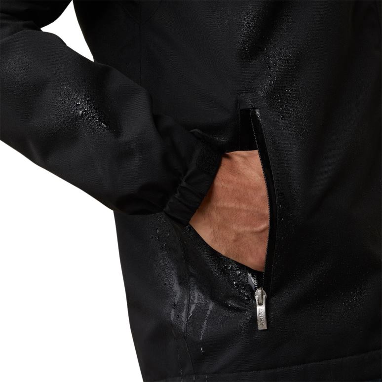 RJ66P1539 veste imperméable spectateur Ariat hauts noir Hommes