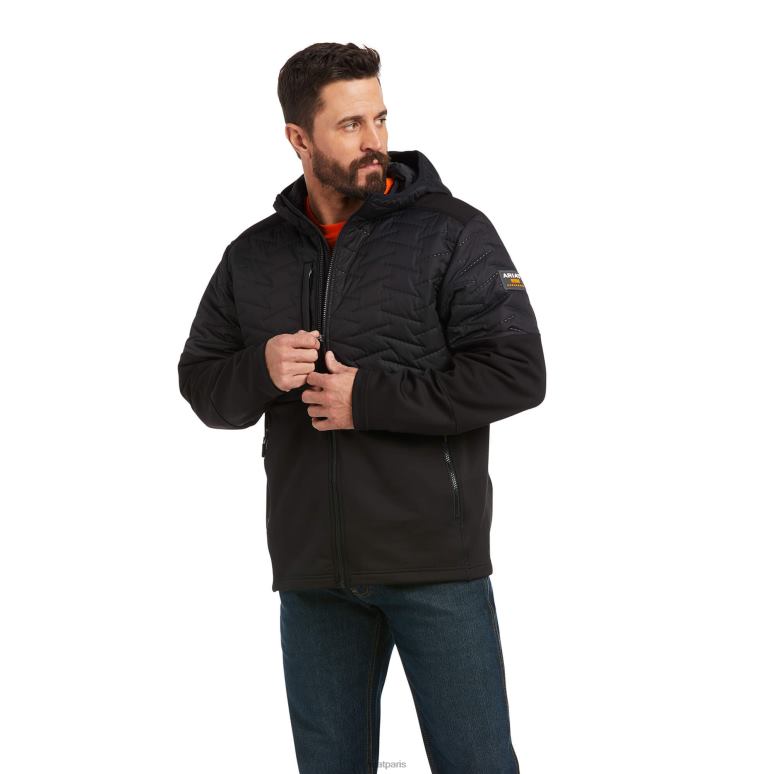 RJ66P1543 veste isolante cloud 9 Ariat hauts noir Hommes