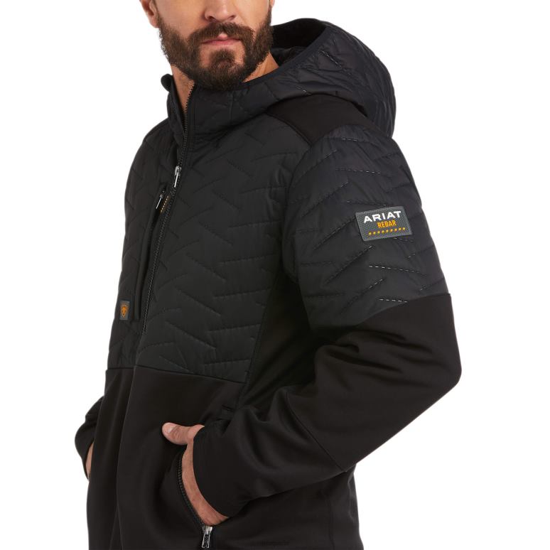 RJ66P1543 veste isolante cloud 9 Ariat hauts noir Hommes