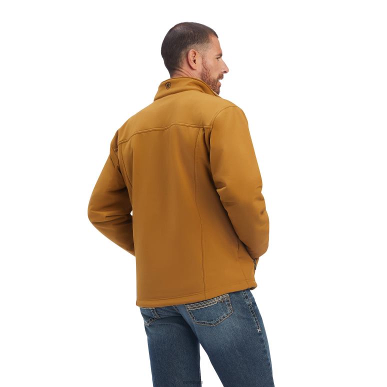 RJ66P1547 veste sherpa vernon Ariat hauts brun bronze Hommes