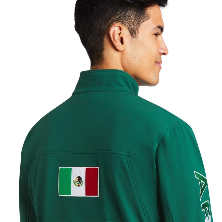 RJ66P1553 veste softshell mexique nouvelle équipe Ariat hauts vert Hommes