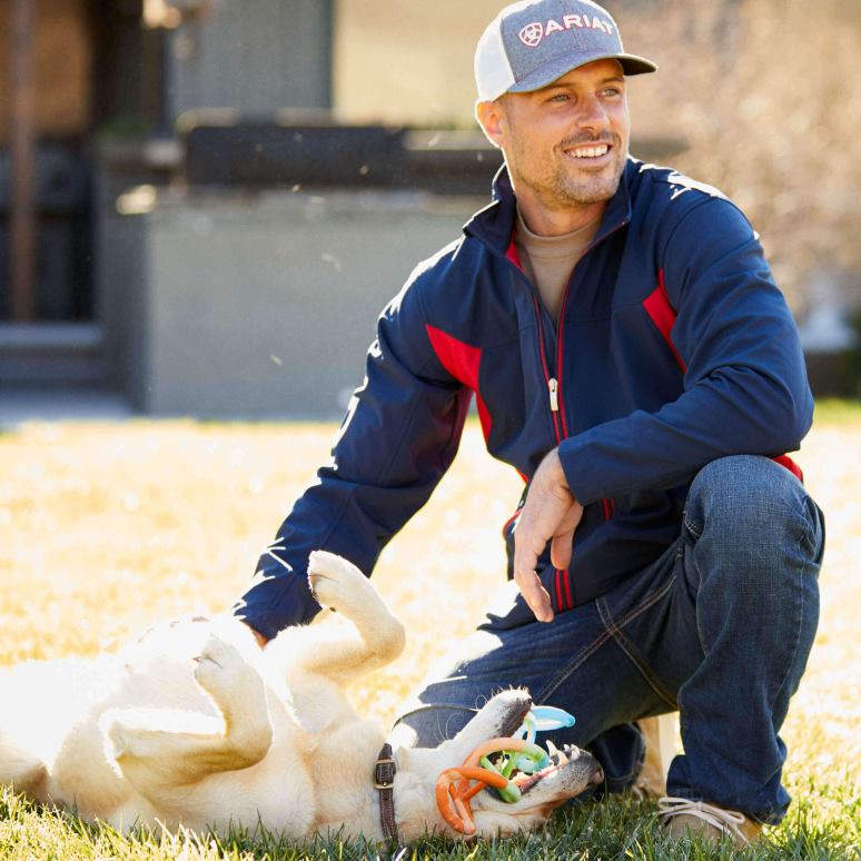 RJ66P1566 nouvelle veste softshell Ariat hauts équipe Hommes