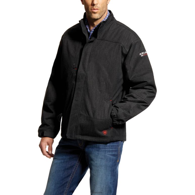 RJ66P1582 veste isolée imperméable fr h2o Ariat hauts noir Hommes