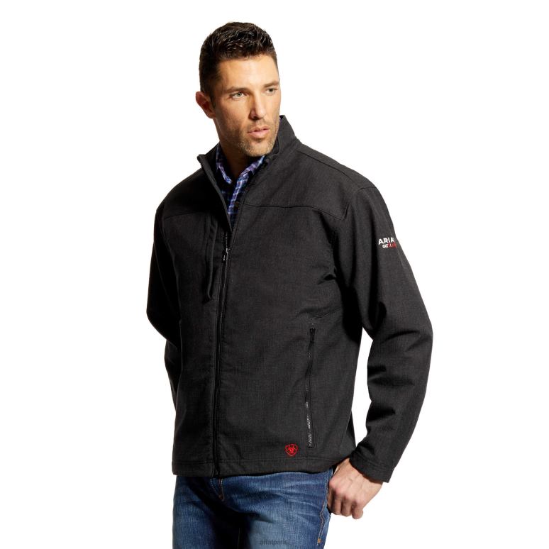RJ66P1589 veste fr vernon Ariat hauts noir Hommes