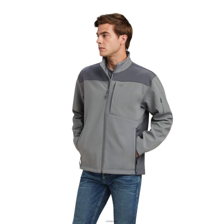 RJ66P1595 veste softshell vernon 2.0 Ariat hauts gris jetée Hommes