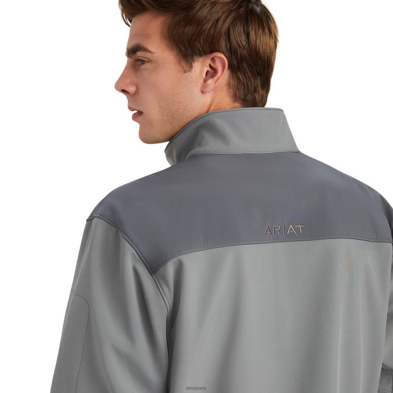 RJ66P1595 veste softshell vernon 2.0 Ariat hauts gris jetée Hommes
