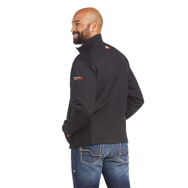 RJ66P1607 fr veste plateforme polartec Ariat hauts noir Hommes