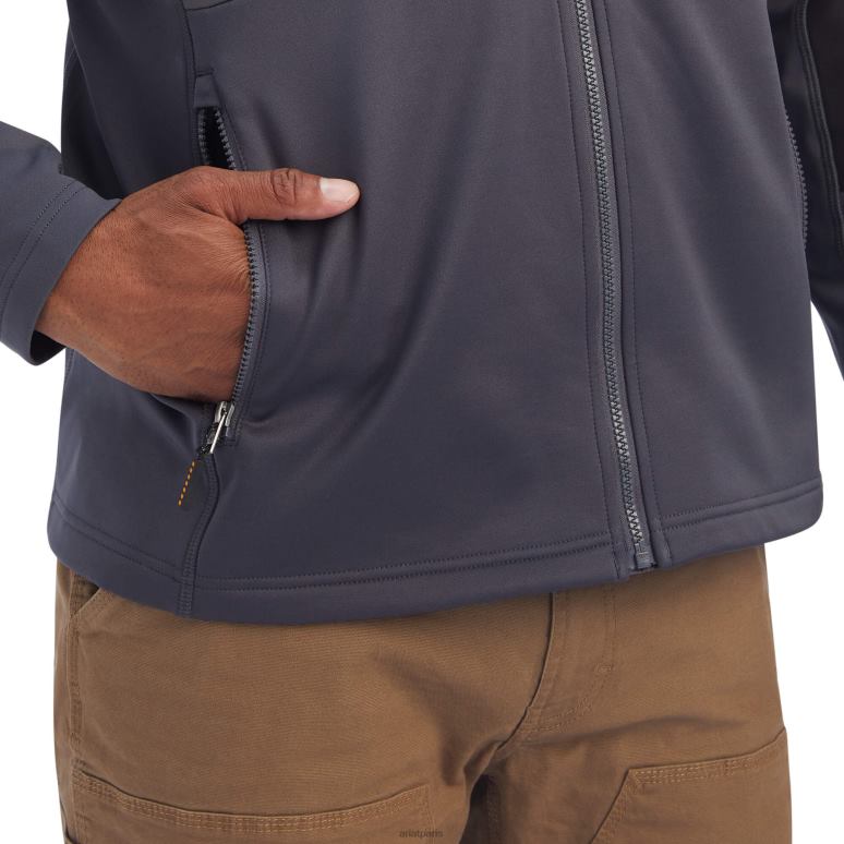 RJ66P1610 veste isolante cloud 9 Ariat hauts barres d'armature grises Hommes