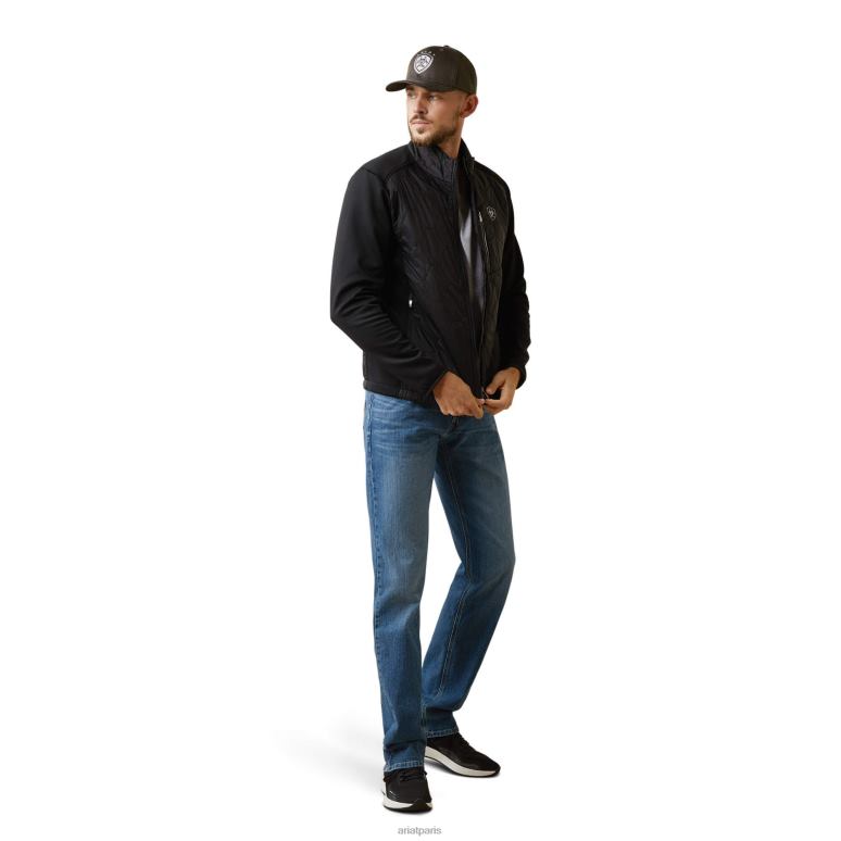 RJ66P1617 veste isolante fusion Ariat hauts noir Hommes
