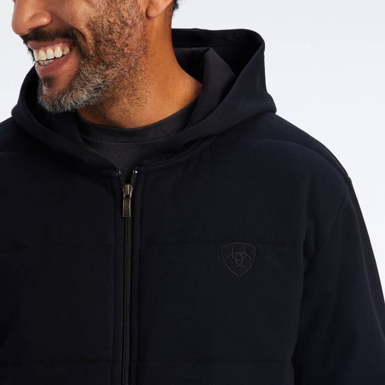 RJ66P1638 veste hybride zephyr Ariat hauts noir Hommes