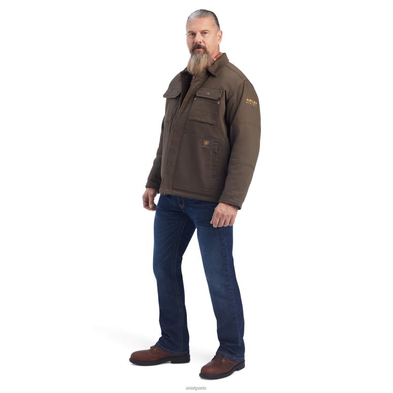 RJ66P1756 manteau doublé en sherpa rebar duracanvas Ariat hauts roitelet Hommes