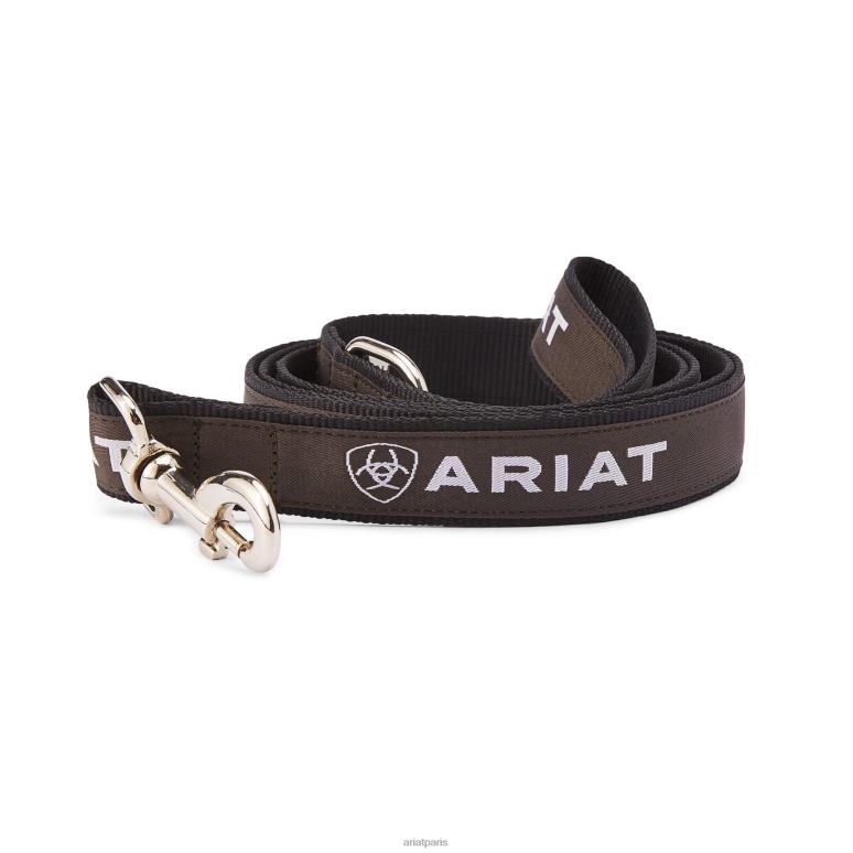 RJ66P2013 la laisse du chien Ariat accessoires noir/gris barres d'armature unisexe