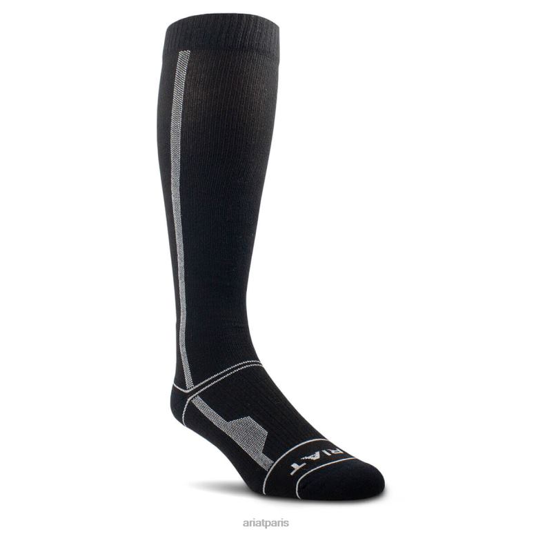RJ66P2057 chaussette de compression performante au-dessus du mollet Ariat accessoires noir unisexe