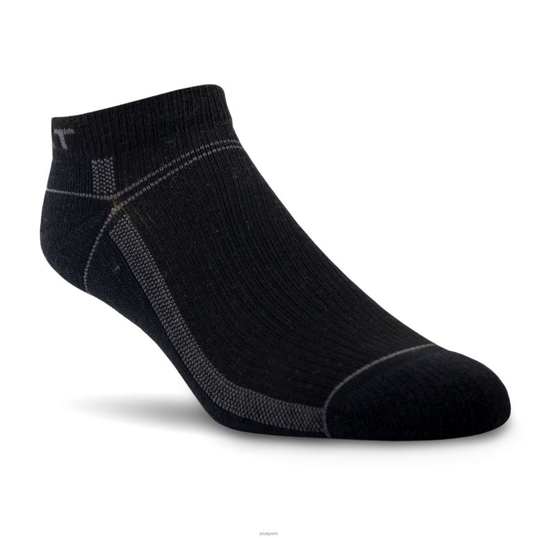 RJ66P3822 Lot de 3 paires de chaussettes basses légères Venttek Ariat accessoires noir unisexe
