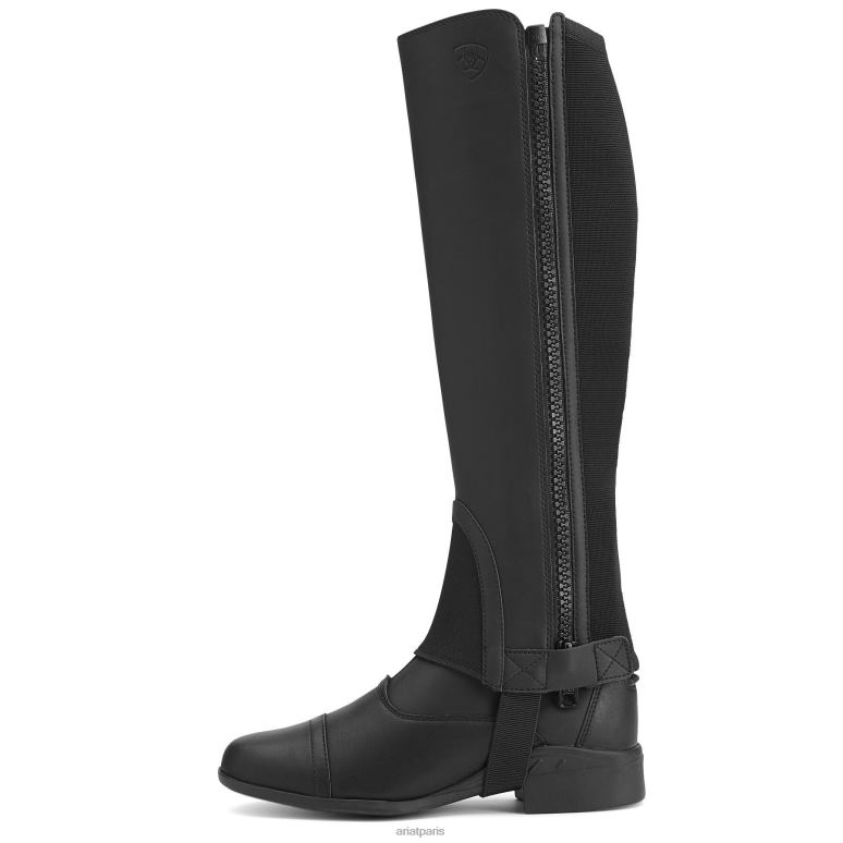 RJ66P395 type de scout, demi-chap Ariat accessoires noir unisexe