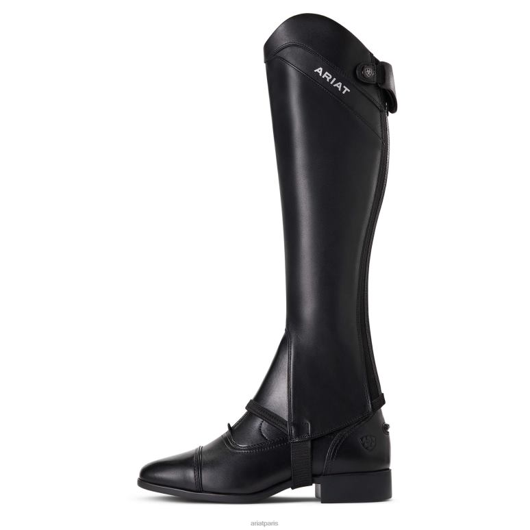 RJ66P399 demi-chap de palissade Ariat accessoires noir unisexe
